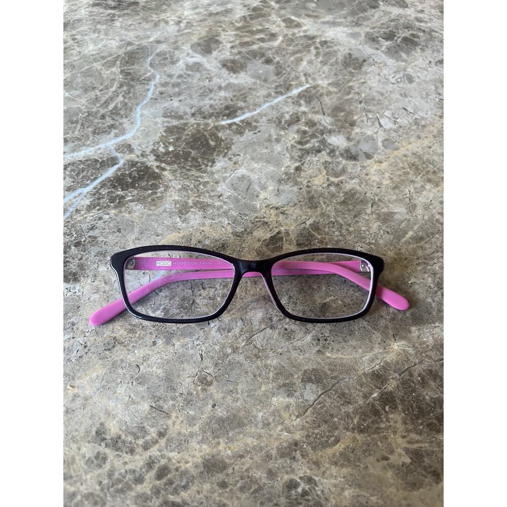 Modo MC 042 BLKPK Black Pink Plastic Cateye Retro Chic Eyeglasses Frames Japan